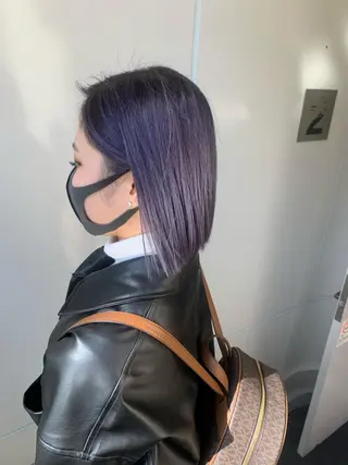 ショート カラー 羽エクステ🩷 🤍まき🤍のヘアスタイル