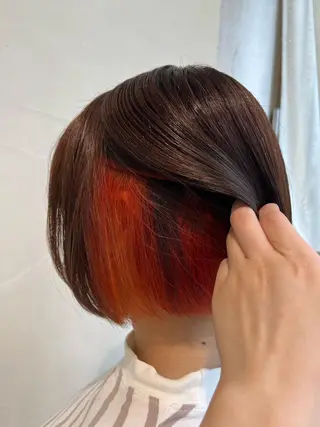 ショート カラー 下池 紗加のヘアスタイル