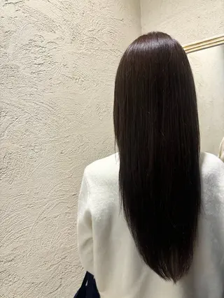 ロング ルプラボウ／艶カラー ／髪質改善／アサミのヘアスタイル