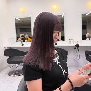 カラー 透明感ベージュ🤎 ナチュラルレイヤーのヘアスタイル