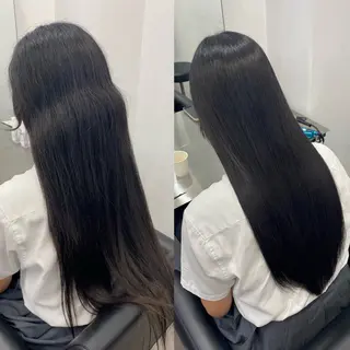 ロング 艶髪/縮毛矯正/ Core mikuaのヘアスタイル