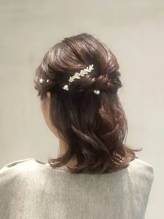 ヘアアレンジ ほんま ひろみのヘアスタイル