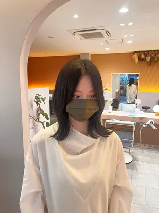 セミロング Rosierbleu 道正のヘアスタイル