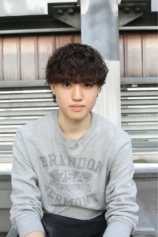 パーマ メンズ LICO HAIR＆RELAXATION 名駅店所属・メンズ特化美容師/ パーマ/波巻き/陸翔のヘアスタイル