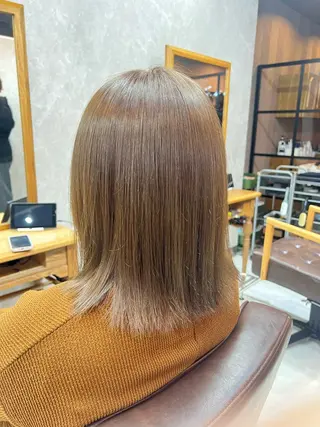 ミディアム カラー 鹿児島 天文館 Colore凜のヘアスタイル