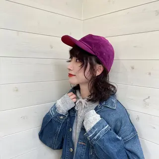 ミディアム カラー パーマ 🍇おぐら めぐみ🍇のヘアスタイル