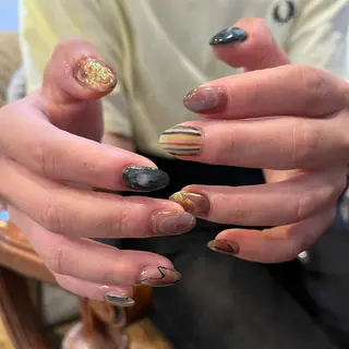 ネイル Trico Antique所属・岩本 杏のネイルデザイン