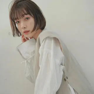 ショート タンバルモリパーマ 礒井メンキのヘアスタイル