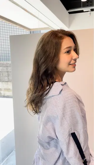 ロング オノギ シュンのヘアスタイル