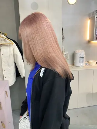 セミロング カラー qulim所属・前橋 姫奈のヘアスタイル