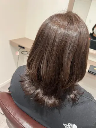 ミディアム 井上 美春のヘアスタイル