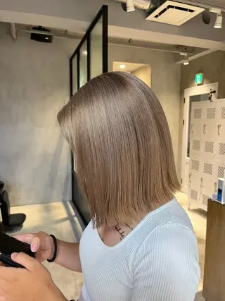 ショート カラー elima 調布所属・ちせ/ 透明感カラー /調布˚ 🦢₊✧のヘアスタイル