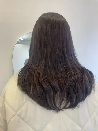 ロング mihane fit hueのヘアスタイル