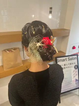 ヘアアレンジ りのあ/大阪梅田/ カット/アレンジのヘアスタイル