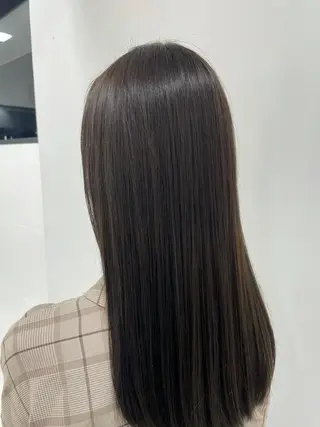 ロング カラー SEESOE所属・Abe Fuminaのヘアスタイル