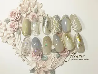 ネイル フルリール 【プライベートサロンのネイルデザイン