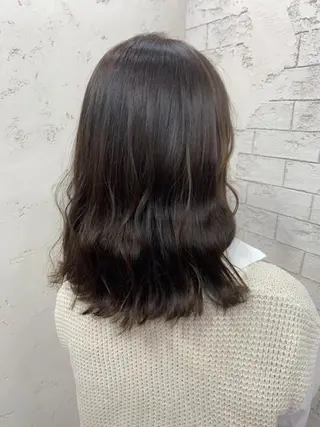 セミロング エクステ＆艶カラー 🎀YURINA🎀のヘアスタイル
