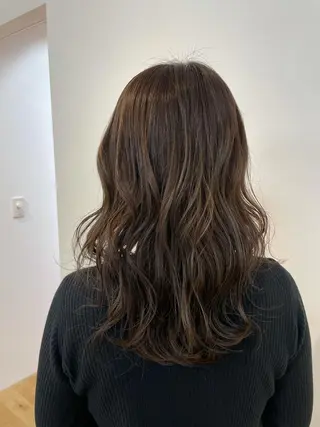 セミロング カラー 齋藤 巧のヘアスタイル