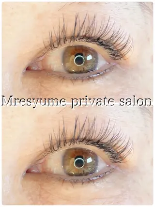 マツエク・マツパ Mresyume MAYUのマツエク・マツパデザイン