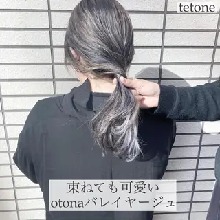 ロング カラー テトネ タカシのヘアスタイル