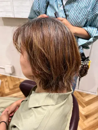 ショート 🌞レイヤー×カラー 前川那津美🌞のヘアスタイル