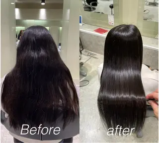 ロング Lee尼崎所属・Lee尼崎／縮毛矯正 土肥凌輔のヘアスタイル