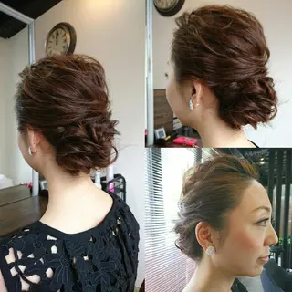 ヘアアレンジ ロング little×PORTO 元町所属・Topstylist ゆきこのヘアスタイル