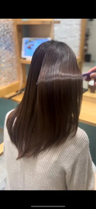 セミロング 渡部恵佑 川崎/髪質改善のヘアスタイル