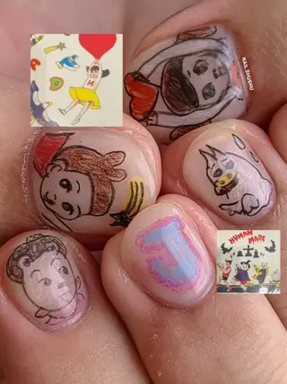 ネイル 3dパーツ/流行り 👧shushu❤️のネイルデザイン