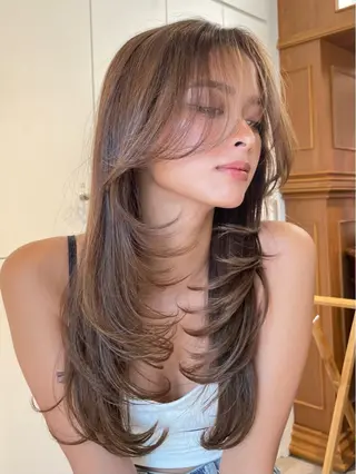 ロング Lond re Maison所属・骨格補正ショート／ パーマ🌸さくら🌸のヘアスタイル