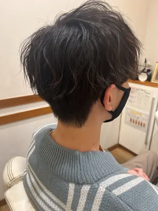 ショート メンズ アザマ　ヤスカツ _rosso 川口のヘアスタイル