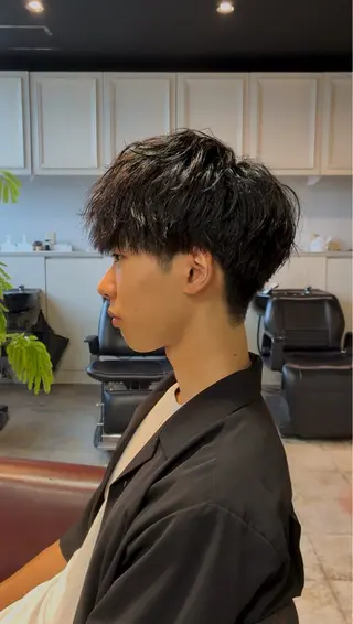 パーマ メンズ 金山/メンズパーマ 西村侑真のヘアスタイル