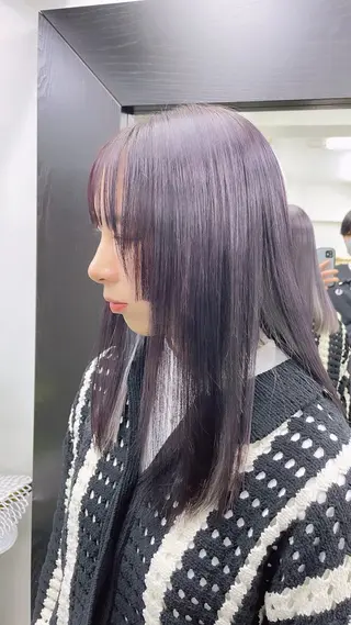 ミディアム カラー verde所属・ノザキ　カイシ /武蔵小山のヘアスタイル