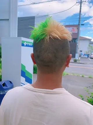 カラー メンズ たに えりのヘアスタイル