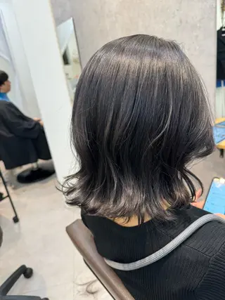 ミディアム カラー Dxxxx III所属・女性目線の大人 メンズ*Ayakaのヘアスタイル