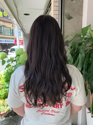 ロング カラー えんどう みほのヘアスタイル