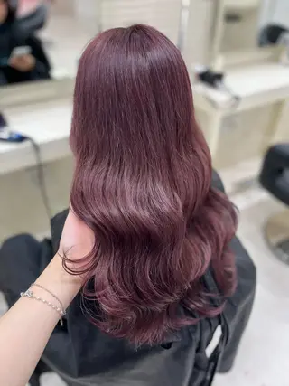 カラー ベージュ・ラベンダー カラー🎀りりのヘアスタイル