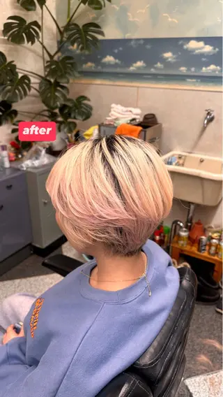 ショート 髙木 利央のヘアスタイル