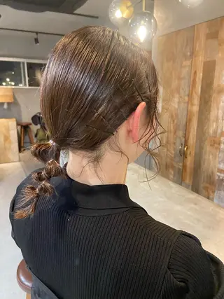 カラー ヘアアレンジ Mirai 🧸のヘアスタイル