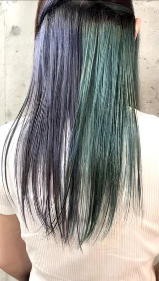 ロング カラー youres hair 新宿三丁目所属・髪質改善カラー、美髪 トリートメント専門のヘアスタイル