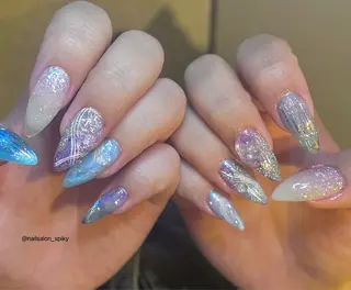 ネイル Spiky とうげ ふうかのネイルデザイン