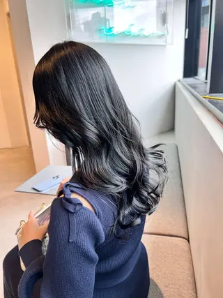 ロング カラー ロカリタ 河原町三条所属・🌐👽フクイ キララ🌎💎のヘアスタイル