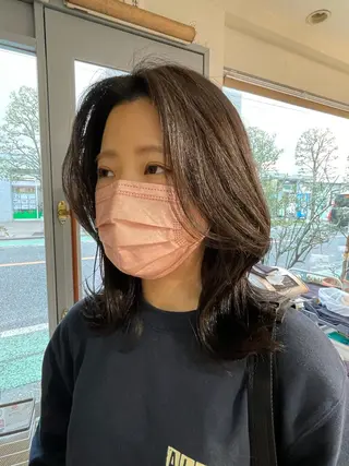 ロング カラー パーマ 海外レイヤー 🇺🇸/ヒナコのヘアスタイル