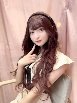 ロング カラー 韓国ヘア/レイヤー/ 顔まわり/りょーとのヘアスタイル