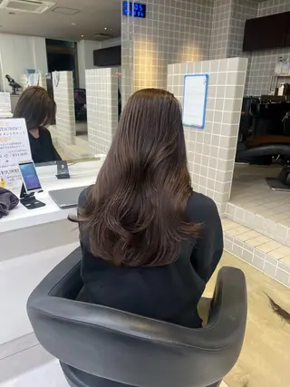 セミロング カラー 韓国レイヤーカット /REIのヘアスタイル