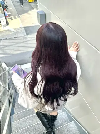 ロング カラー ayaka♡ 柔らかカラーのヘアスタイル