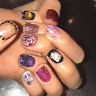 ネイル AOI✩⡱ y2kネイルのネイルデザイン