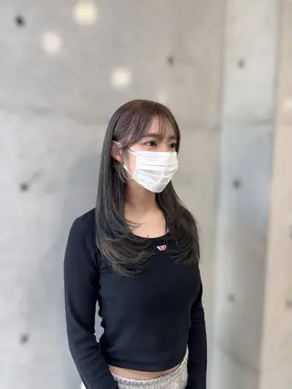 ロング 韓国ヘア🤍 慎之介のヘアスタイル