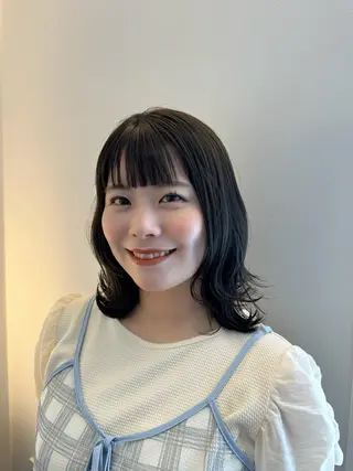 ミディアム 髪質改善×艶カラー Haruのヘアスタイル