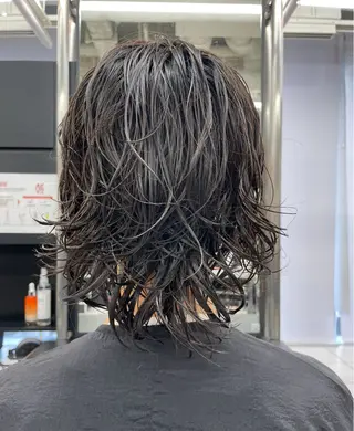 ミディアム パーマ 無料カットモデル募集 /　 Juanのヘアスタイル